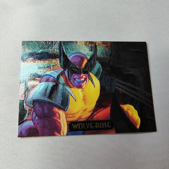 1994 Marvel Masterpieces WOLVERINE Powerblast #PB 9/9 Vintage X-Men Ultra Rare - Picture 2 of 10